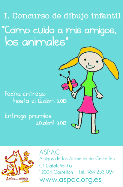 I. Concurso de dibujo infantil (Autora dibujo: María Hernández, 7 años)