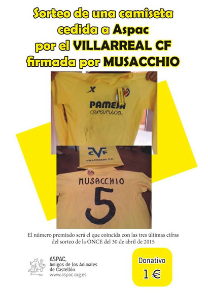 Sorteo de una camiseta del Villareal CF